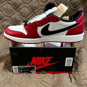 Nike Air Jordan 1 Retro Low OG White/Red/Black